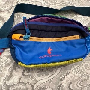 Cotopaxi Colorful Hip Pack with Blue and Green